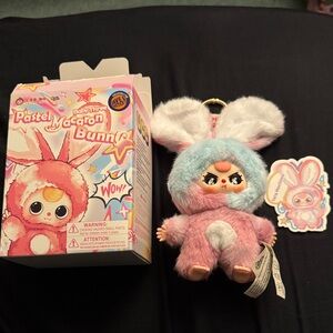 Pastel Macaron Bunny Baby Three Blind Box Dave & Buster Confirmed Taro Mochimo